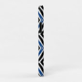 Blauw naadloos patroon Case-Mate iPhone case (Achterkant/rechts)