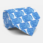 Blauw naar de bot-Stropdas Stropdas (Opgerold)