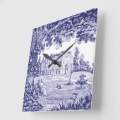 blauw naar de Franse decor Vierkante Klok (Hoek)