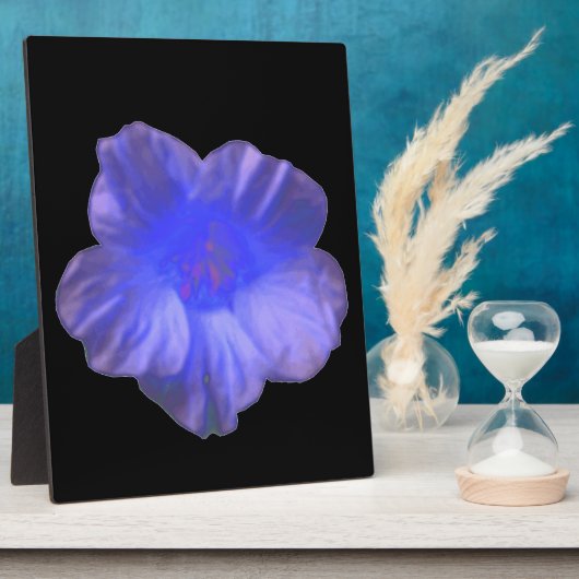 Blauw Nasturtiumventiel Fotoplaat (Zijkant)