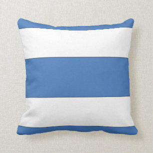 Blauw Nautical Stripe Pillow Kussen