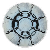 Blauw Nautisch Gevoelig Keramische Knop (Voorkant)