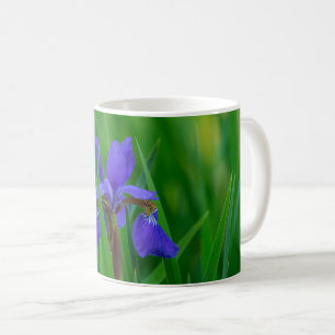 Blauw Nederlands onder de Mok van lederen koffie