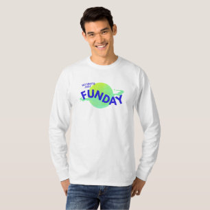 Blauw No Limits Just Funday T-shirt met lange mouw