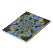  blauw notitieblok (Gedraaid)