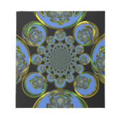  blauw notitieblok (Voorkant)