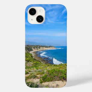 Blauw oceaanwater langs de kustlijn bij Poine Dume Case-Mate iPhone 14 Hoesje