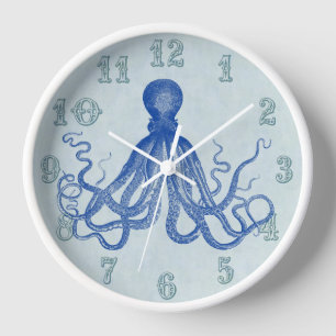 blauw Octopus Nautical Beach House