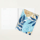 Blauw Oerwoud bladeren Planner (Display)