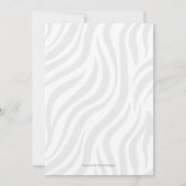 Blauw Oerwoud dieren 1e verjaardagsuitnodiging Jon Kaart (Achterkant)