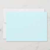 Blauw of een uitnodiging voor een kleurenfamiliere (Achterkant)