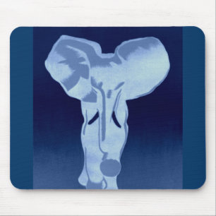 Blauw olifant muismat