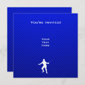 Blauw omheining kaart (Voorkant / Achterkant)