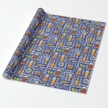 Blauw omslagpapier voor bierstijlen