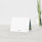 Blauw onder het Zee Dank u Bedankkaart (Achterkant)