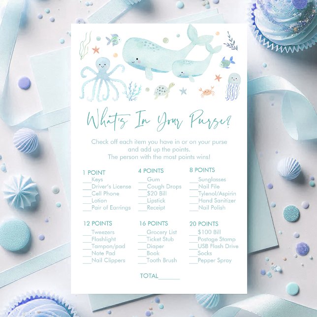 Blauw onder het Zee Wat zit er in je portemonnee s (Creator heeft geüpload)