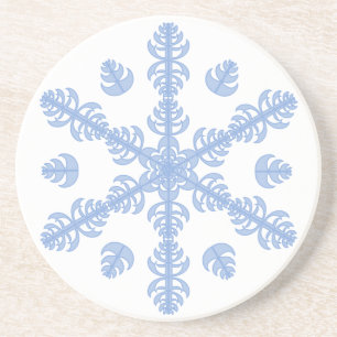 Blauw Onderzetter Snowflake