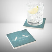 Blauw Onderzetter van vederwild