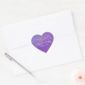 Blauw oneindig symbool Infinite Love Twinking Hart Sticker (Envelop)
