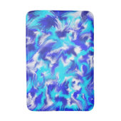 Blauw onttrokken badmat (Voorkant Verticaal)