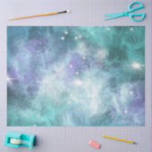 Blauw ontwerp uit de galaxreeks 7-weefselpapier tissuepapier (Craft)