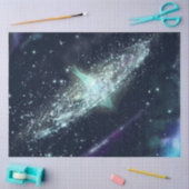 Blauw ontwerp van de sterrenreeks 8 tissuepapier (Craft)