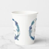 blauw ontwerp | winterbekertje papieren bekers (Rechts)