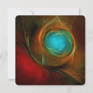 Blauw oog modern abstracte fijne kunst koel patroo kaart