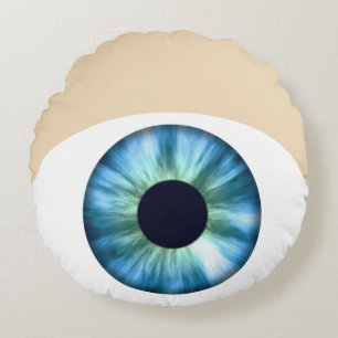 Blauw Oog Rond Kussen