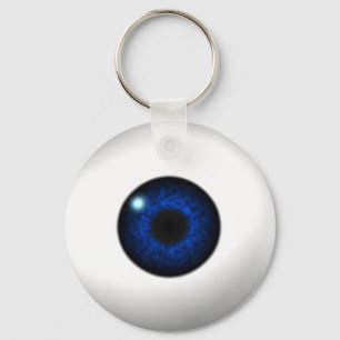 blauw oog sleutelhanger