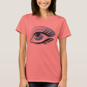 blauw oog t-shirt