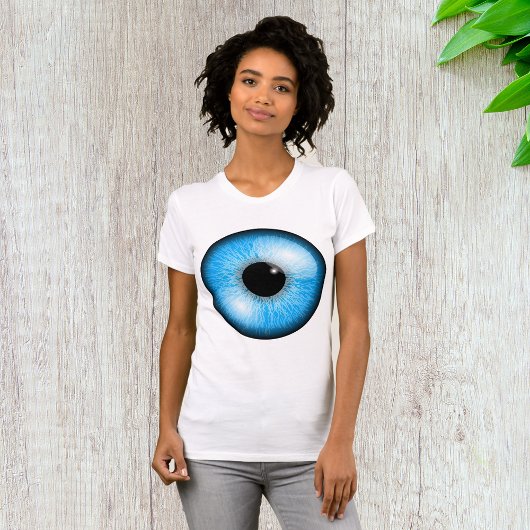 Blauw Oog Vrouwen T-shirt