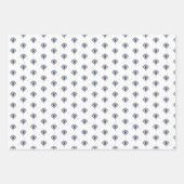 Blauw oogontwerp, kwade oogbescherming, geluk inpakpapier vel (Voorkant)