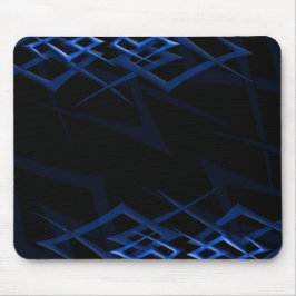 Blauw op Black "Thorn" Mousepad Muismat