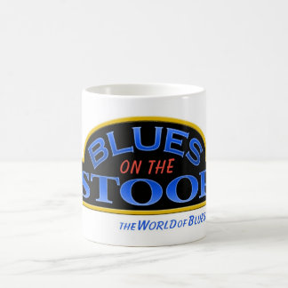 BLAUW op de STOOP-mok met BOTS-teken Koffiemok