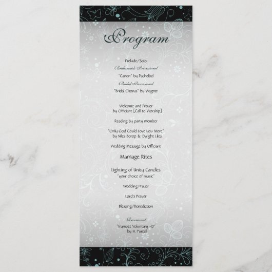 Blauw op het Zwarte BloemenProgramma van de Grens Programma (Achterkant)