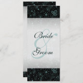 Blauw op het Zwarte BloemenProgramma van de Grens Programma (Voorkant / Achterkant)