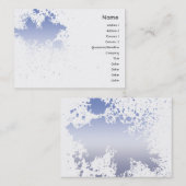 Blauw op wit platform - Cubby Visitekaartje (Voorkant / Achterkant)