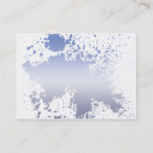 Blauw op wit platform - Cubby Visitekaartje (Achterkant)