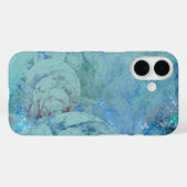 Blauw Opal Abstract Case-Mate iPhone Case (Achterkant (horizontaal))