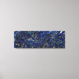 Blauw Opal Canvas Afdruk