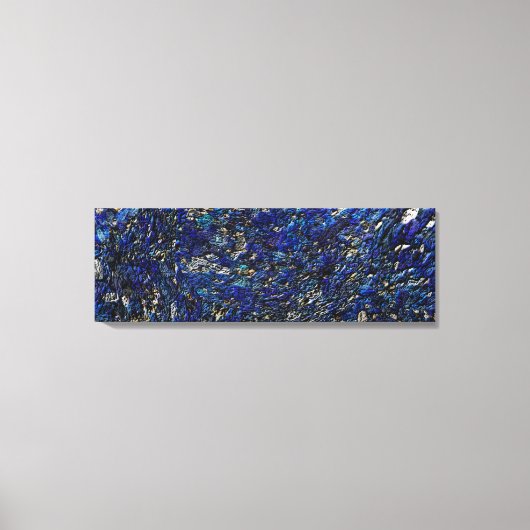 Blauw Opal Canvas Afdruk (Voorkant)