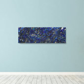 Blauw Opal Canvas Afdruk (Insitu (Houten vloer))