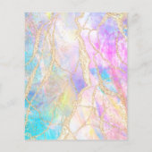 Blauw opal Flyer (Achterkant)