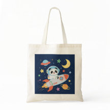 blauw-oranje astronaut Panda