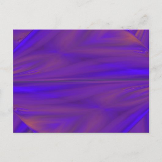 Blauw Oranje en Paars Abstract Design Pattern Briefkaart (Voorkant)