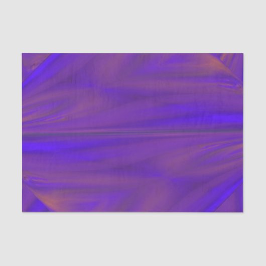 Blauw Oranje en Paars Abstract Design Pattern Tissuepapier (Voorkant)