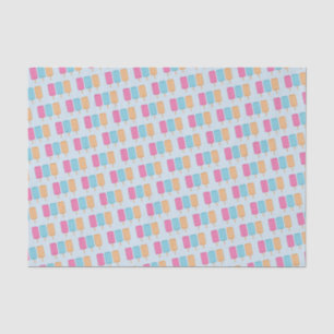 Blauw oranje foliezakdoekje van vun ijs tissuepapier