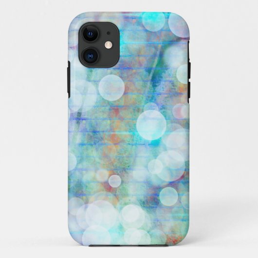 Blauw, Oranje, geel, witte Abstracte kunst Case-Mate iPhone Case (Achterkant)