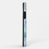 Blauw, Oranje, geel, witte Abstracte kunst Case-Mate iPhone Case (Achterkant/rechts)